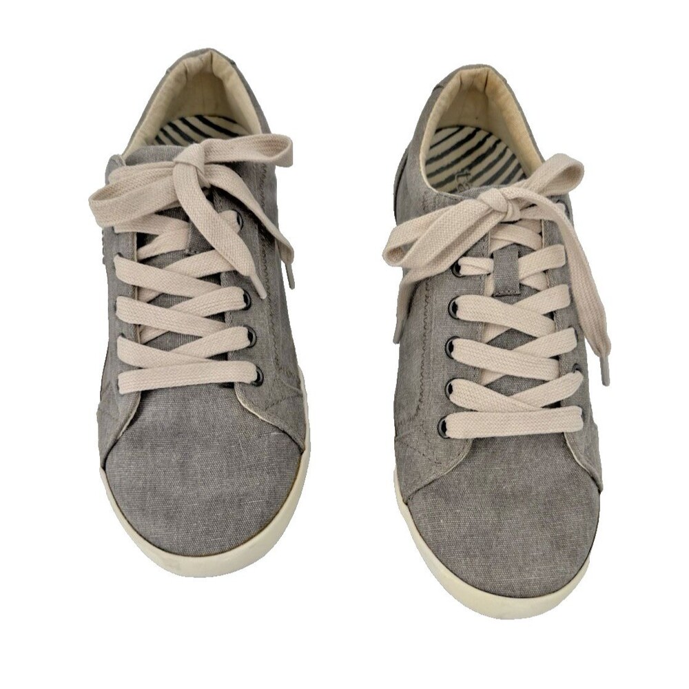 Taos Star Women’s Gray Canvas Sneakers Lace Up Shoes Size  US 8.5    EU 39